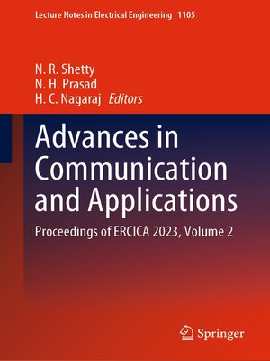 cover image of Advances in Communication and Applications